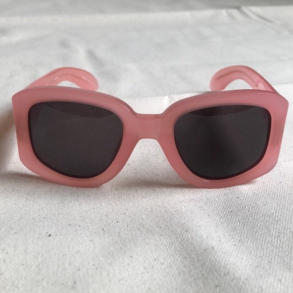 Linda Farrow Dries Van Noten 14 C1 Pink Sunglasses - Picture 2 of 12